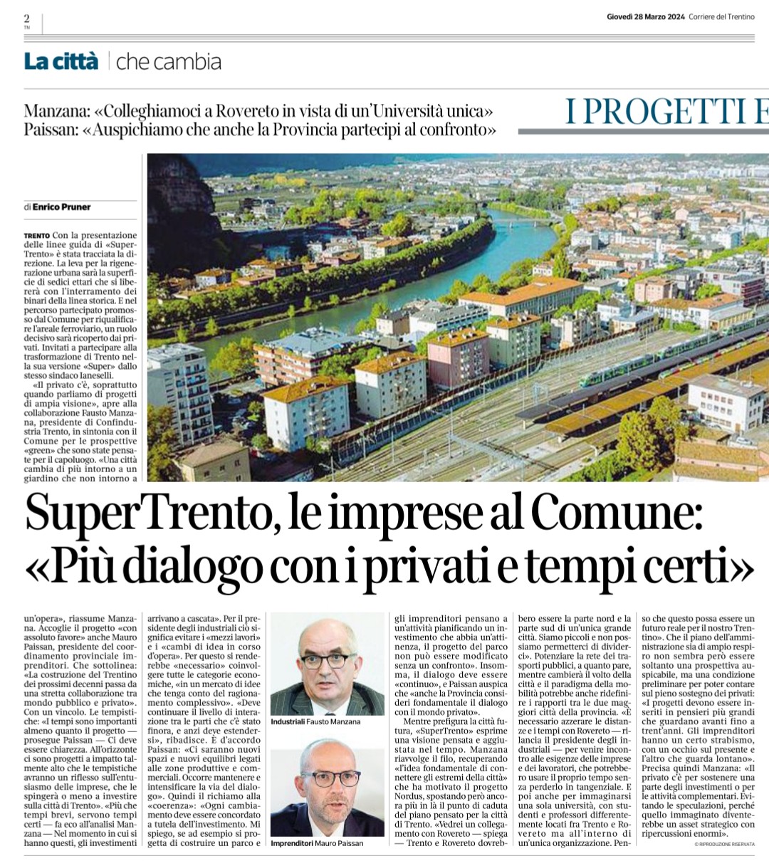 Rigenerazione urbana a Trento: collaborazione tra pubblico e privato per un futuro migliore!