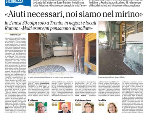 Fondo anti-furti PAT, Mauro Paissan solo in sicurezza i nostri collaboratori lavorano in serenità Adige 8 settembre 2025